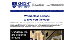 Desktop Screenshot of knightscientific.com