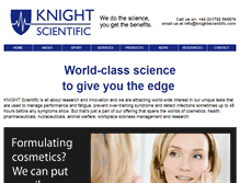Tablet Screenshot of knightscientific.com